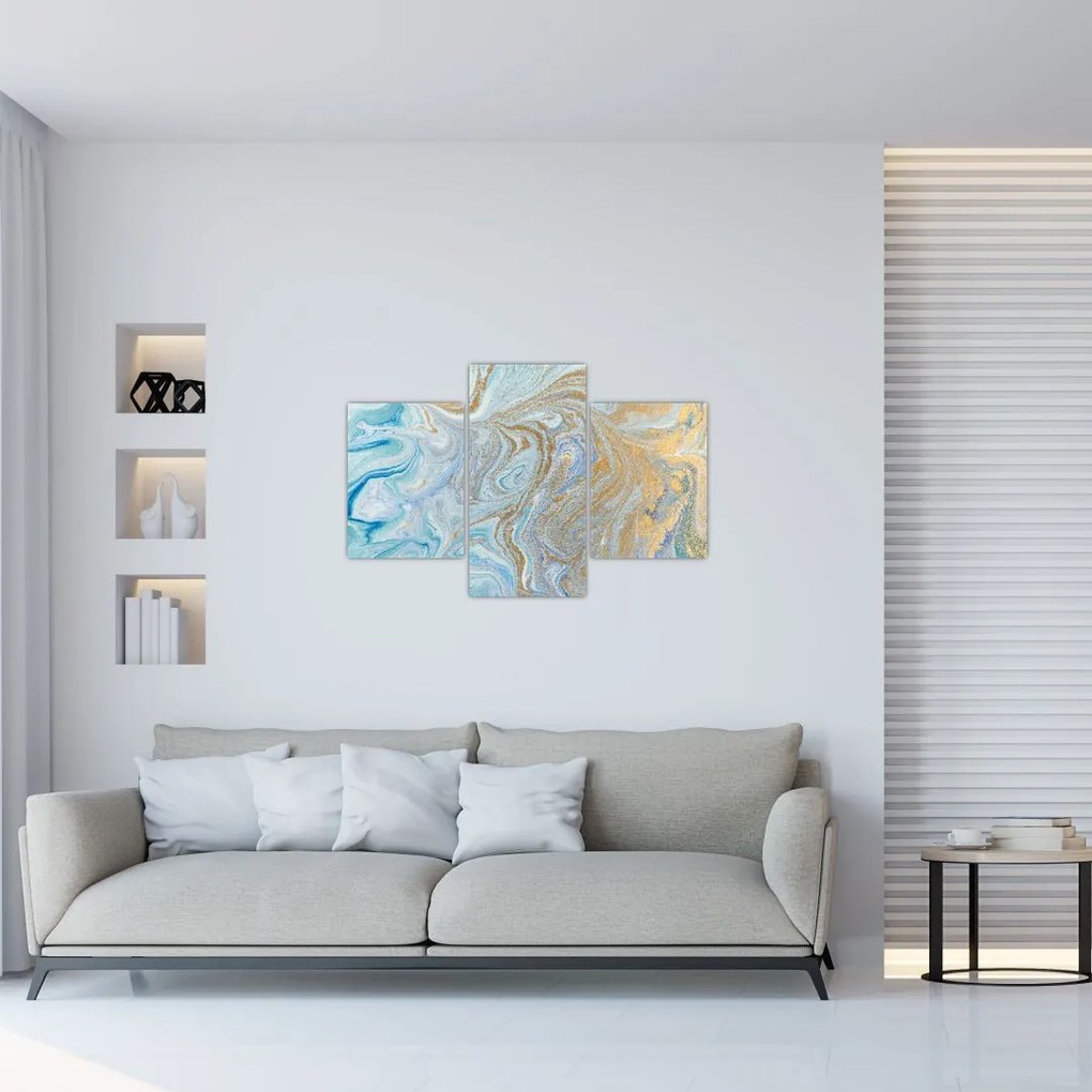 Tablou - Marmură albastră (90x60 cm)