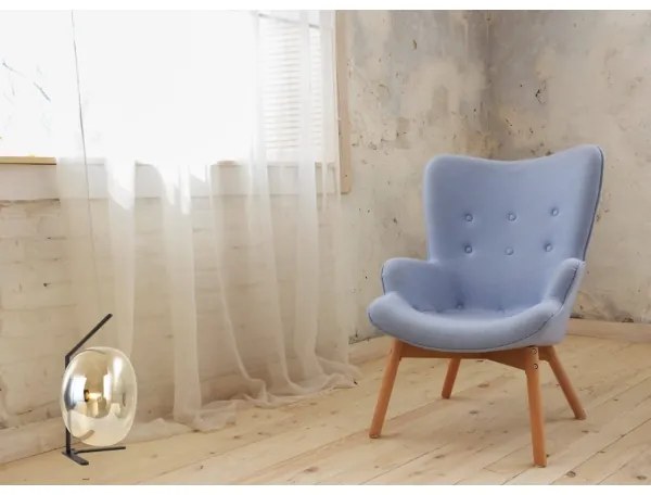 Lampă de masă VESTA 1xE27/7W/230V bej/neagră Klausen 108001