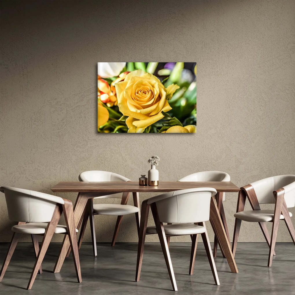 Tablou cu trandafir (70x50 cm)