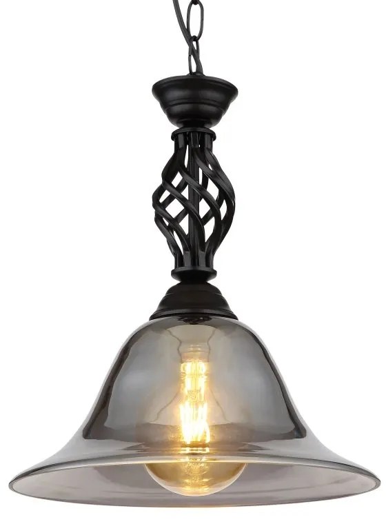 Pendul design industrial Gonny negru
