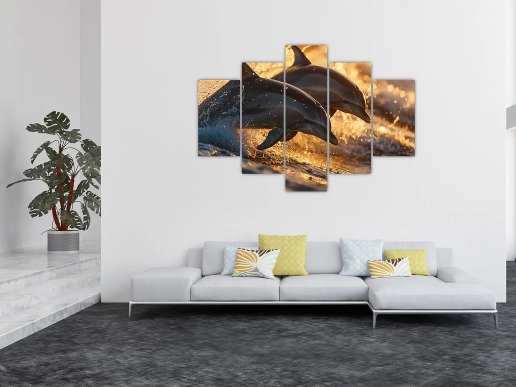 Tablou - Delfinii (150x105 cm)