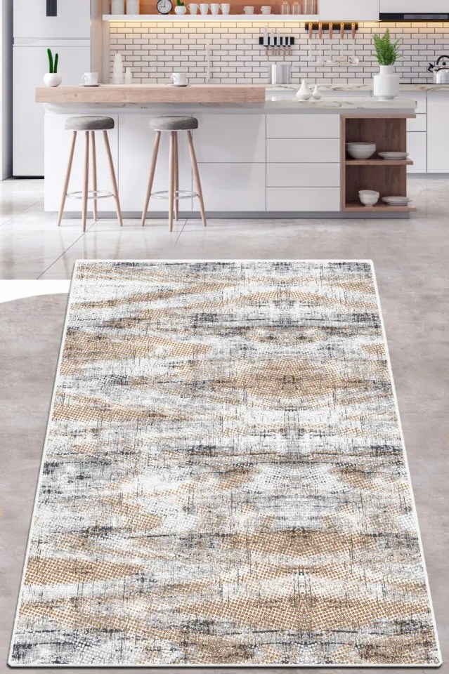 Traversa Bucatarie Incierto, 80x200 cm, Catifea / Poliester, Multicolor
