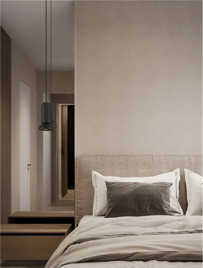 Pendul minimalist ceramica neagra PARLO