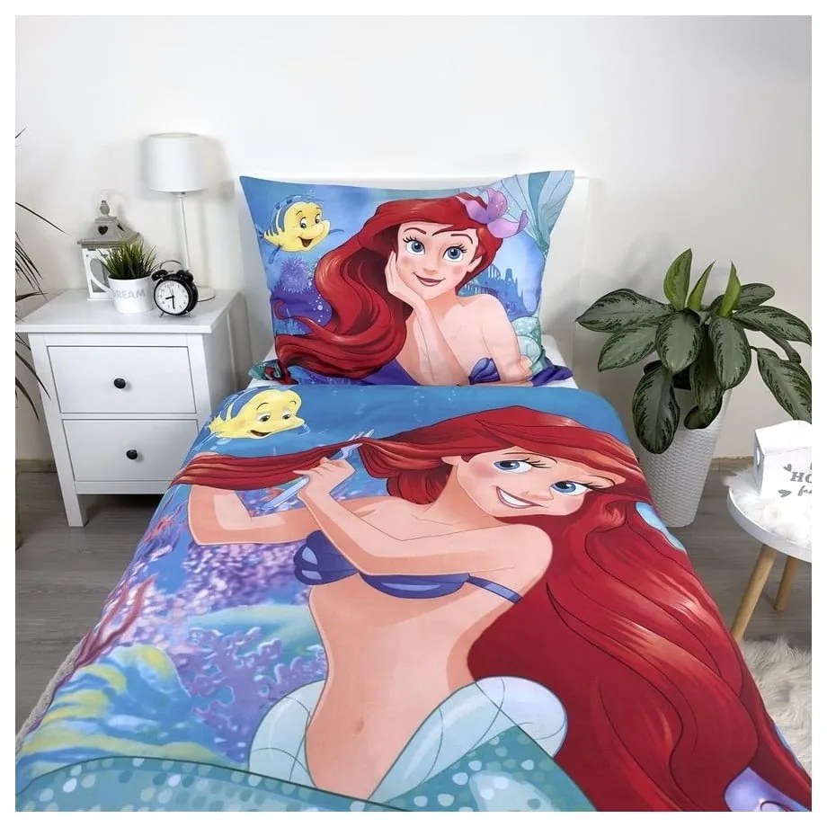 Lenjerie de pat pentru copii din bumbac pentru pat de o persoană 140x200 cm Ariel – Jerry Fabrics