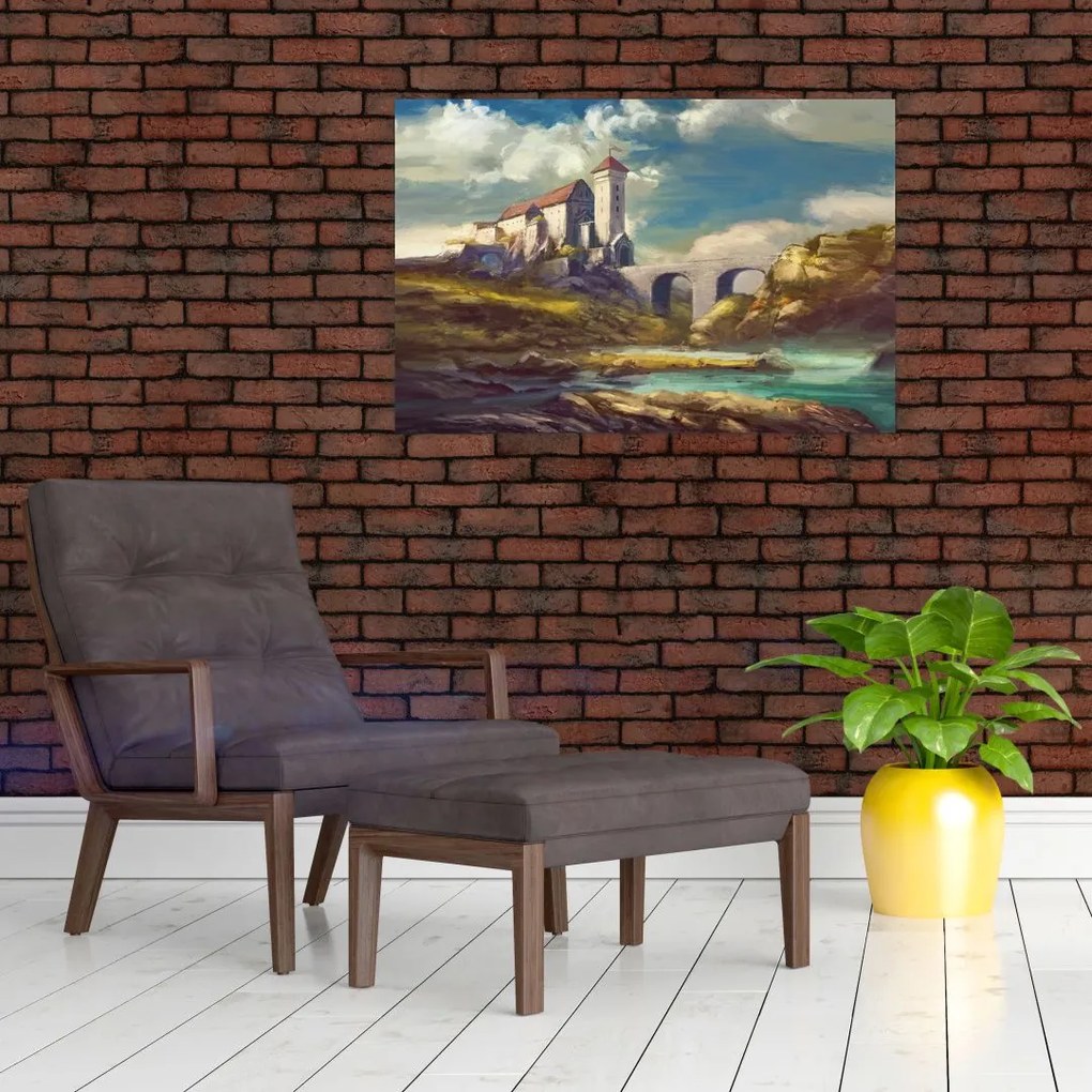 Tablou - Castelul medieval (90x60 cm)