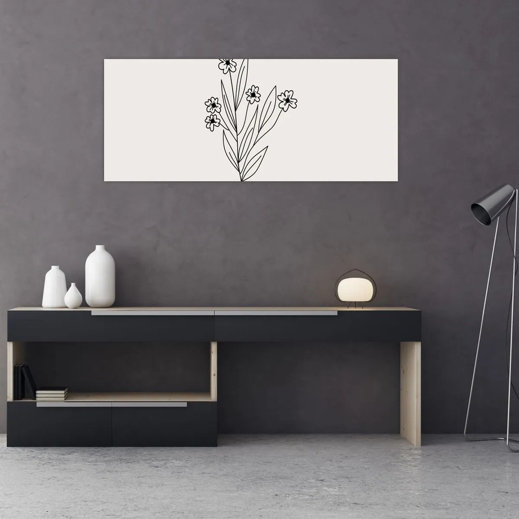 Tablou - Floare de pajiște N⁰1 (120x50 cm)