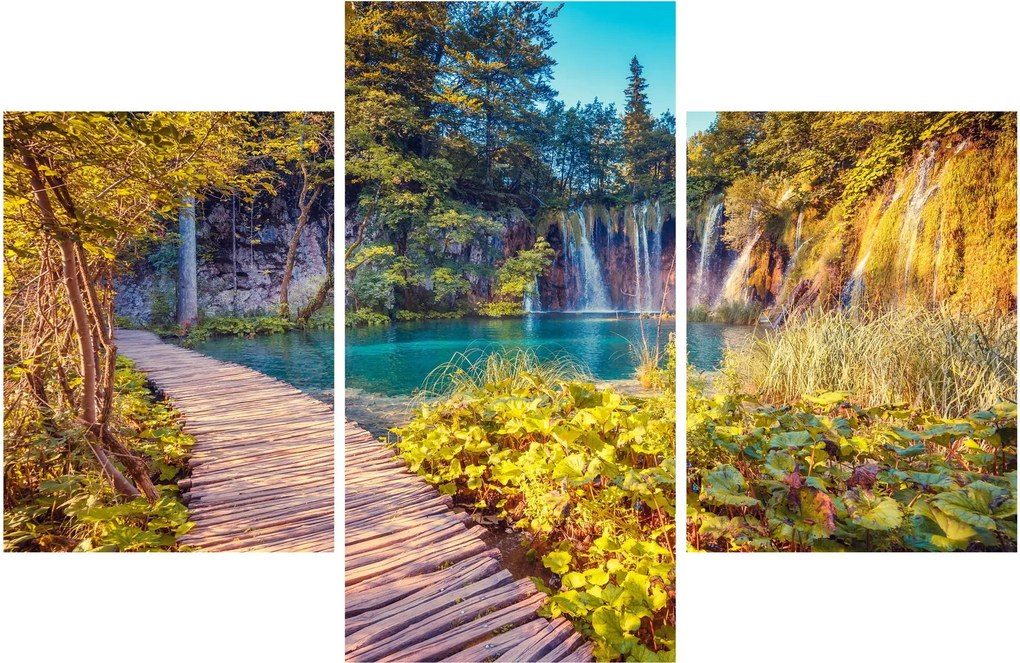 Tablou - Lacurile Plitvice, Croația (90x60 cm)