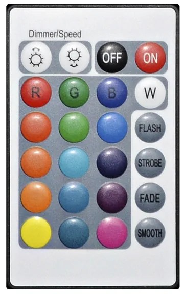 Bandă LED RGBW dimabilă NEON FLEX 2,1m LED/4W/5V Ledvance + telecomandă