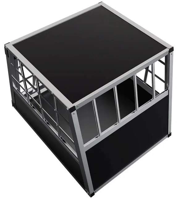 Juskys Lada din aluminiu pentru caini M
