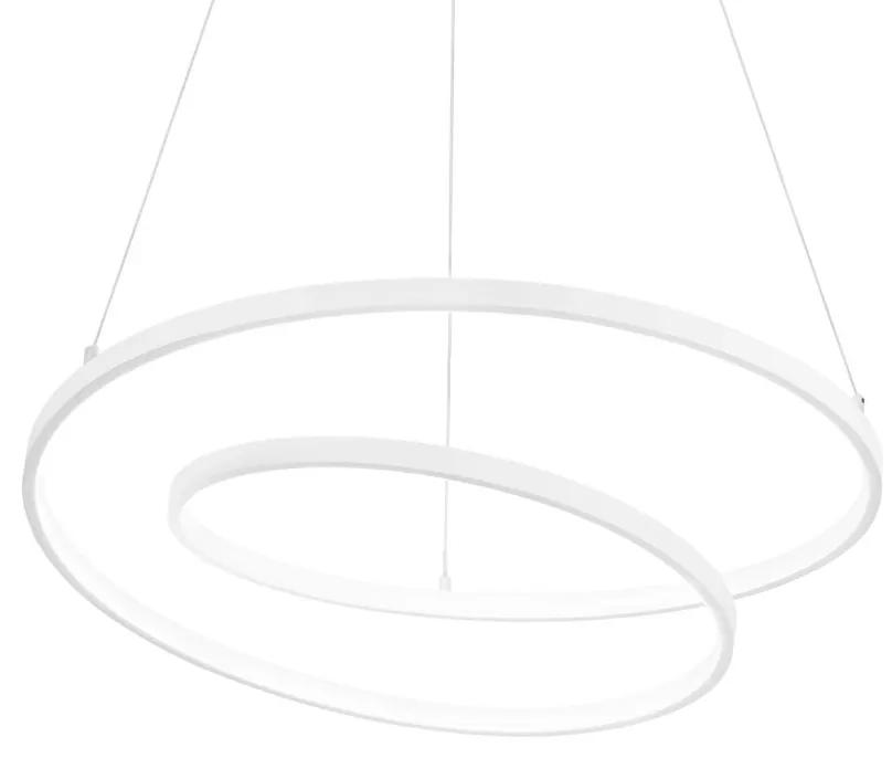 Lustra LED suspendata design modern circular Oz sp d80 dali alba