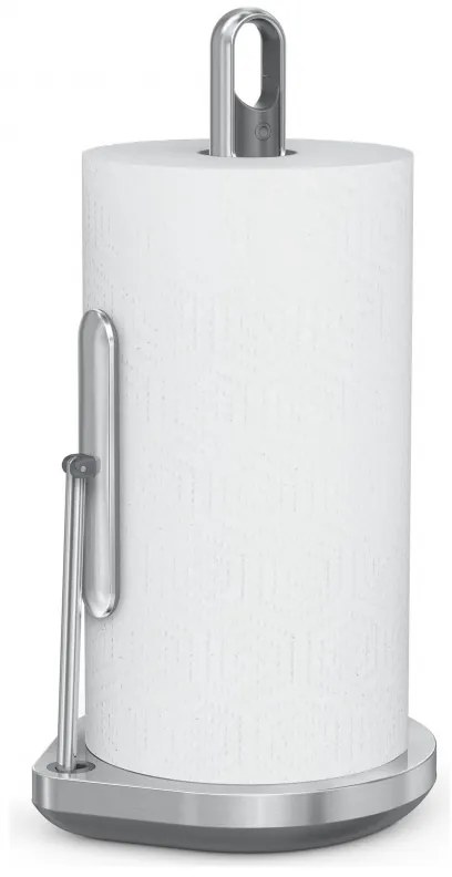 Suport pentru hârtie de bucătărie cu pulverizator de suprafață integrat SimpleHuman KT1196, 177 ml, 20.3x17.8x38.1 cm, Matte Inox