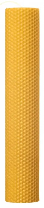 Lumanare naturala fagure din Ceara de Albine 3,5 cm, 40 cm, Natural