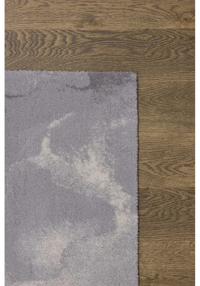 Covor gri din lână 133x180 cm Cirrus – Agnella