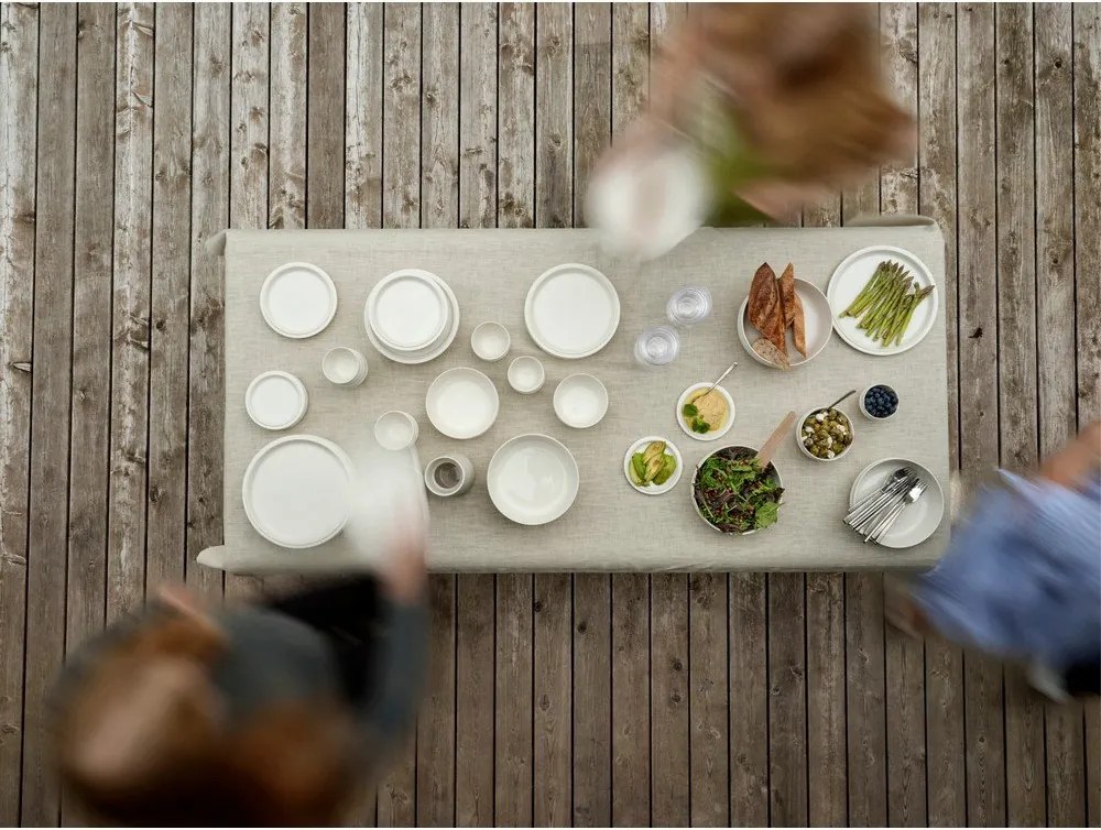 Farfurie crem din porțelan ø 24 cm Eau – Zone