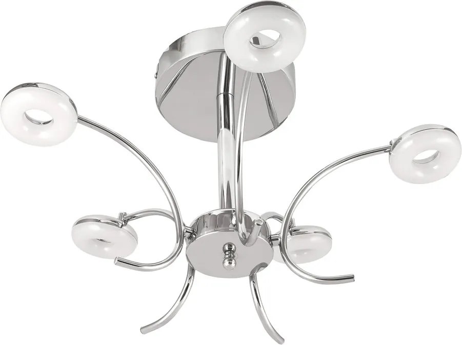 Rábalux Beata 5894 plafoniere pentru baie  crom   metal   LED - 5 x 5W   510 lm  4000 K  IP20   A