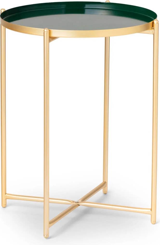 Masuta de cafea ELLA Ø 30 cm, auriu