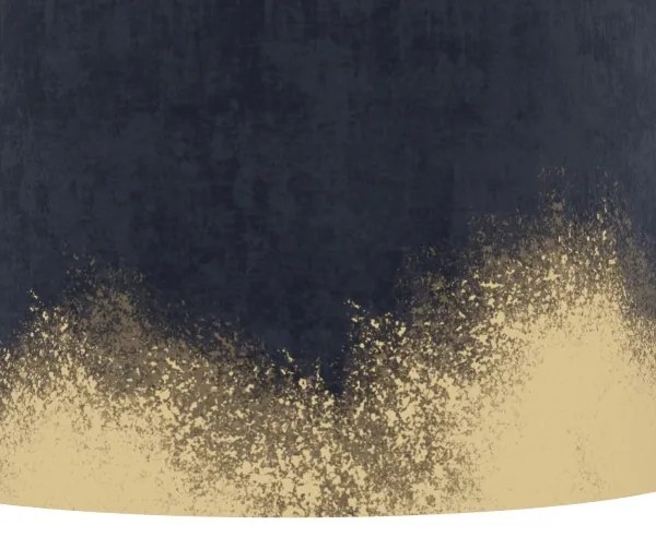 Lustră pe cablu Eglo 39974 CASUARITA 1xE27/40W/230V d. 53 cm albastru/auriu