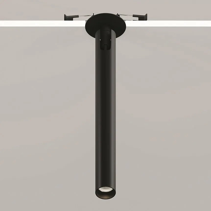 Spot LED incastrabil directionabil iluminat tehnic Focus T negru