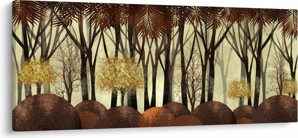 Tablou - Pădure decorativă (120x50 cm)