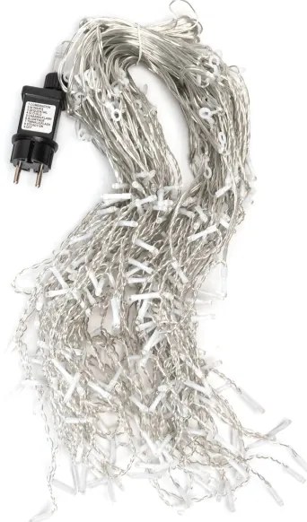 Aigostar - Ghirlandă LED de exterior pentru Crăciun 300xLED/8 funcții 15x0,4 m IP44 alb rece