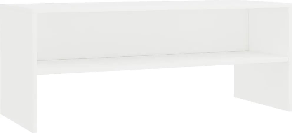 vidaXL Dulap TV, alb, 100x40x40 cm, lemn prelucrat