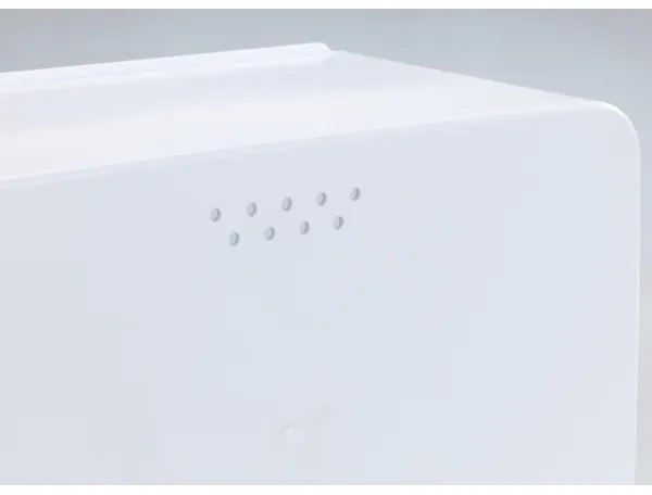 WENKO 54099100 - Cutie pentru pâine KUBO, 35 x 26,5 cm, alb/maro