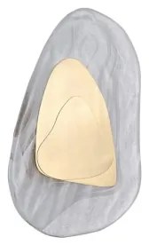 Lampă de perete LED DESTINY Searchlight 32983PB LED/8W/230V alb