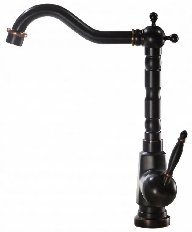 Baterie Bona negru mat înaltă - H 28,5 cm
