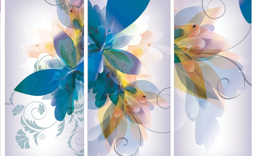 Fototapet - Arta din flori - abstact (152,5x104 cm)