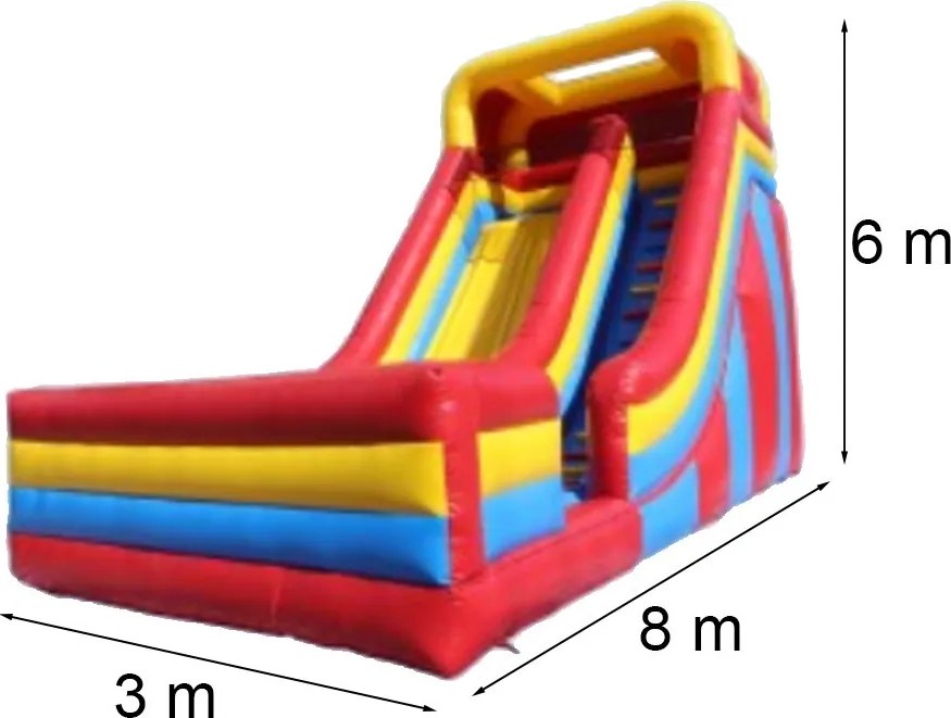 Castel gonflabil Play III 8x3x6m