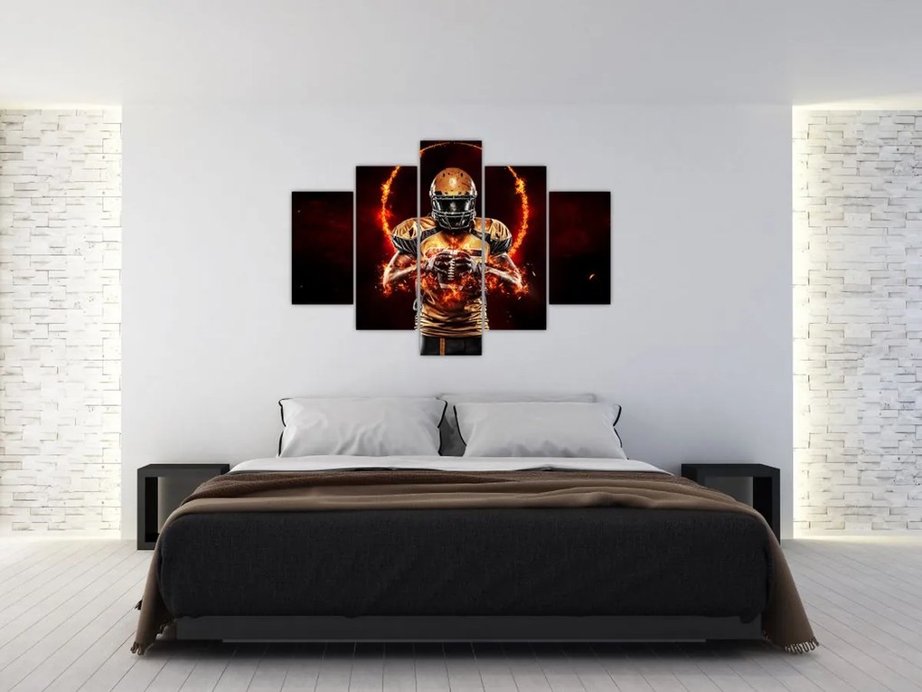 Tablou - Jucător de fotbal american (150x105 cm)