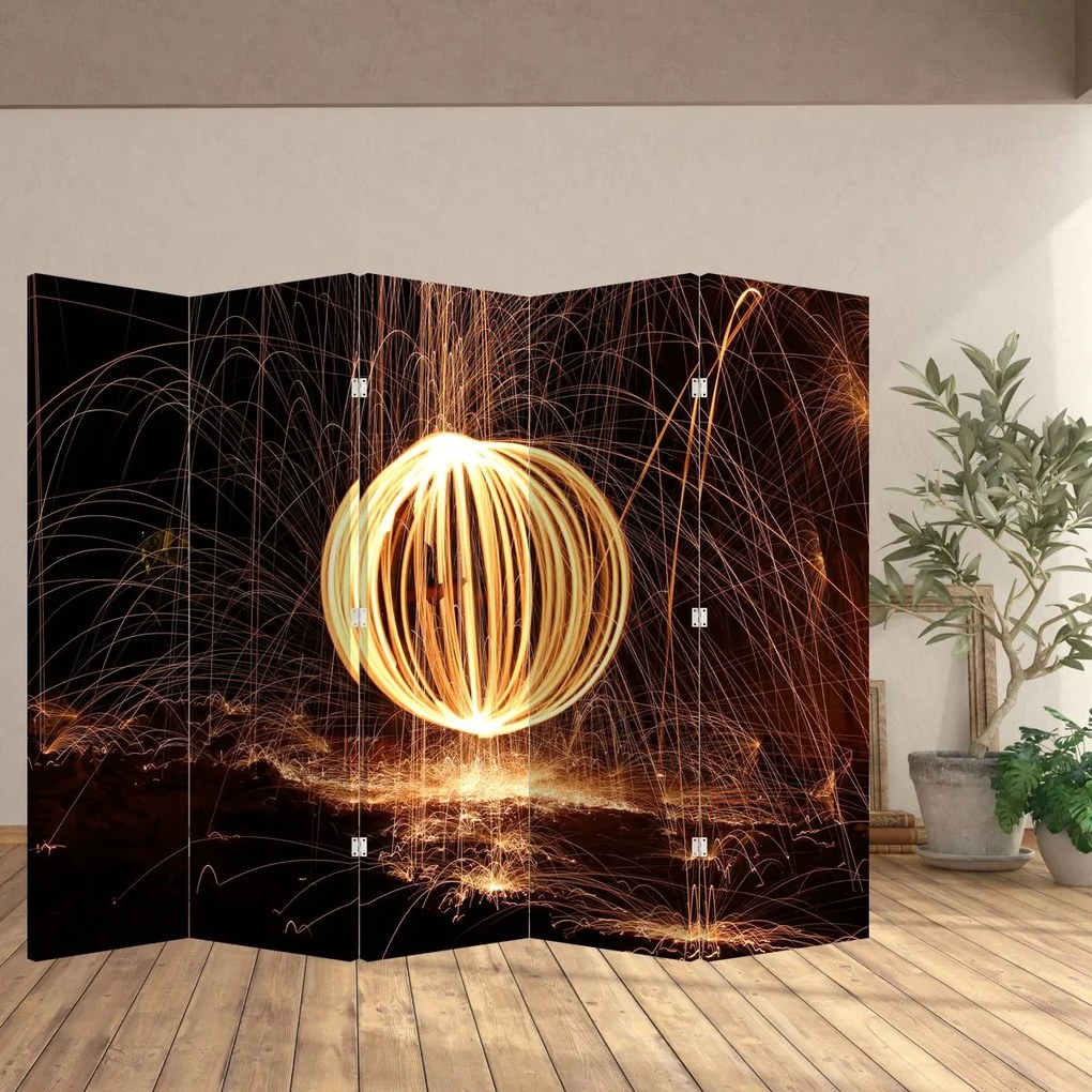 Paravan - Bilă iluminată (210x170 cm)
