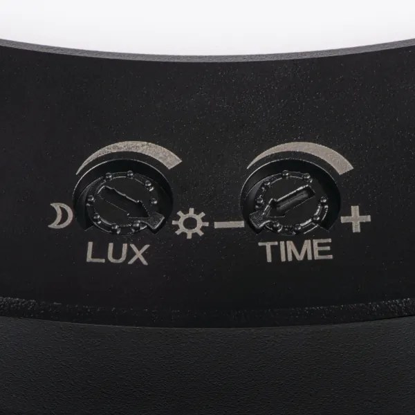 Corp de iluminat LED cu senzor 2 în 1 Kanlux 24605 ERGA LED/17W/230V 3000/4000/6500K negru