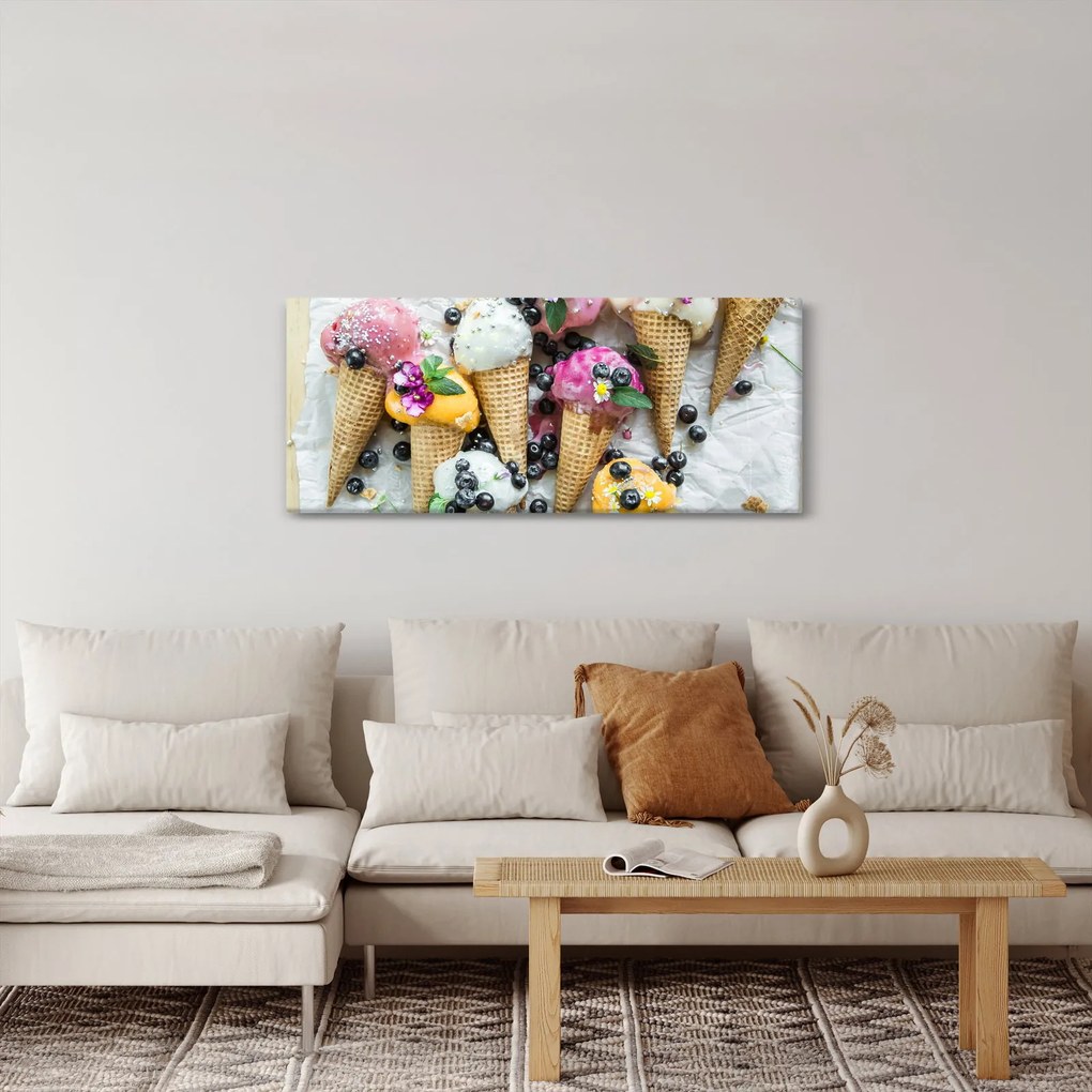 Tablou cu înghețată (120x50 cm)