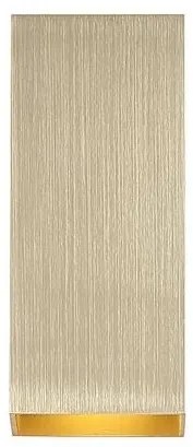 Aplica iluminat ambiental metal auriu Don Square 2