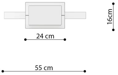 Lustră LED pe cablu RIO LED/30W/230V CRI95 4000K d. 55 cm auriu Thoro TH.221