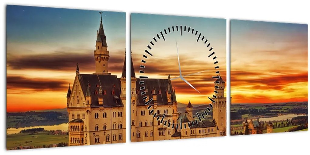 Tablou - Tyskland (cu ceas) (90x30 cm)