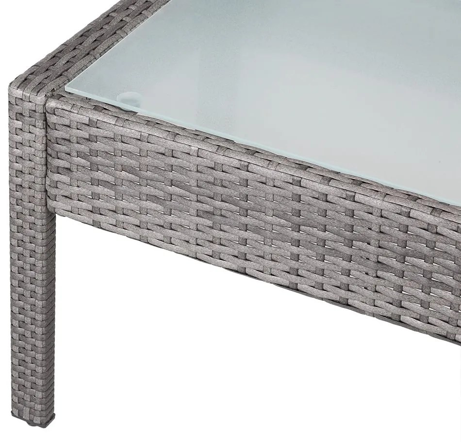 Deuba Set canapele de gradina - perne gri, antracit