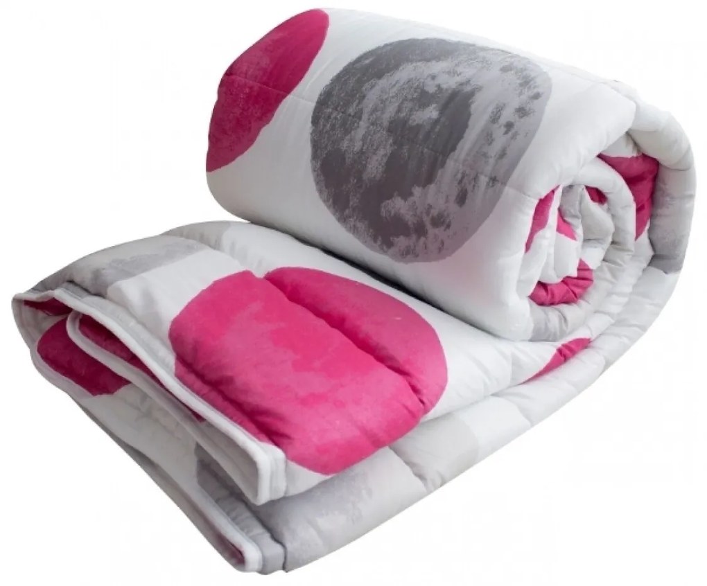 Pilota Alcam Sweet Dots microfibra matlasata, 200x220 cm, 250g/mp
