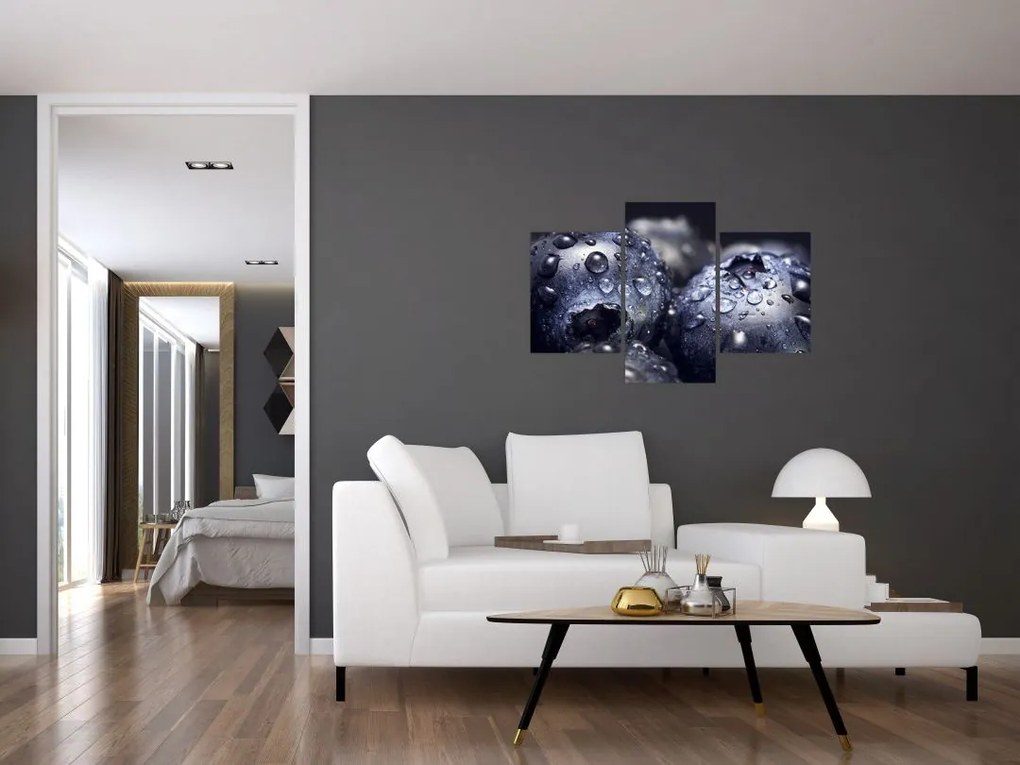 Tablou cu fructe cu picături de apă (90x60 cm)