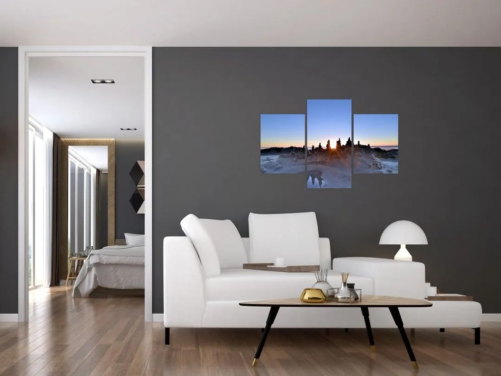 Tablou cu scenerie de nisip (90x60 cm)