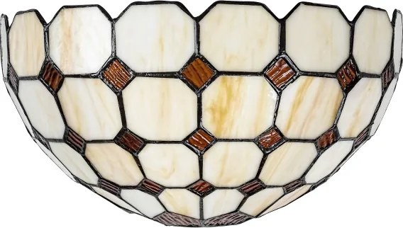 Brilagi - Aplica de perete Tiffany cu vitralii DORAN 1xE14/40W/230V
