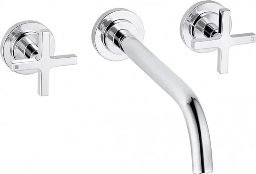 Baterie lavoar incastrata Kludi Nova Fonte Classic crom 240 mm