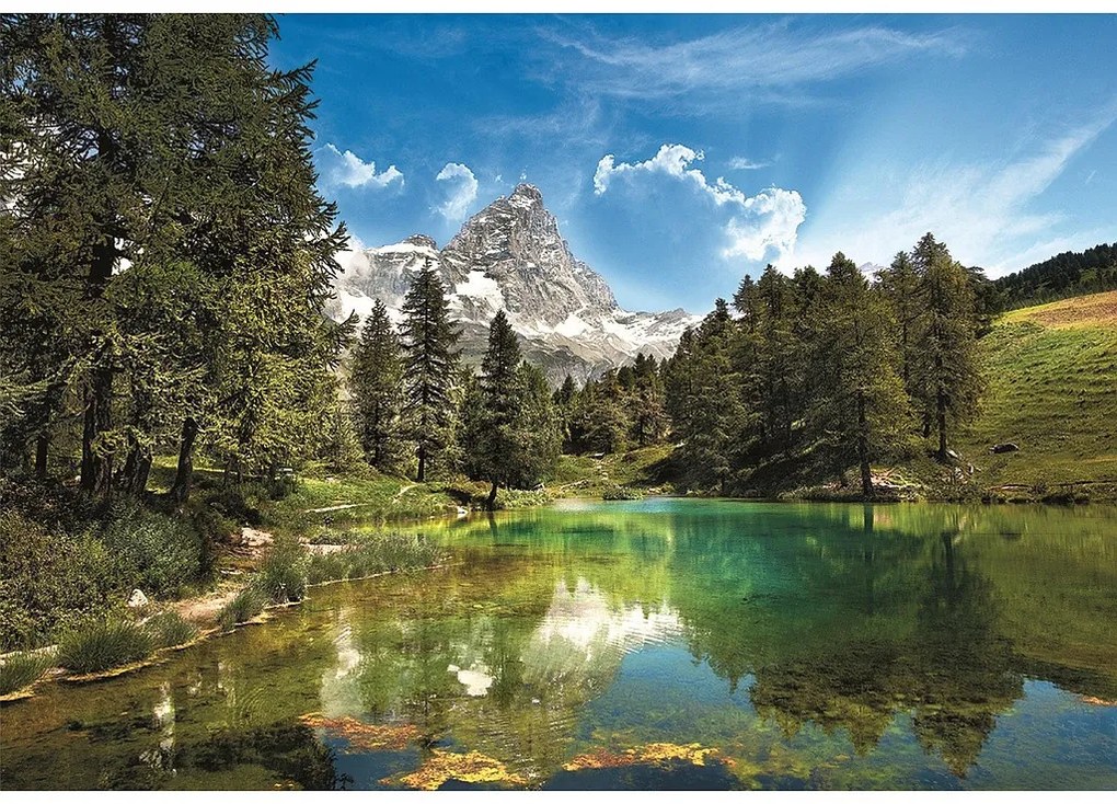 Orașe Blue Lake Puzzle Compact 1500 piese Noua Zeelandă Clementoni