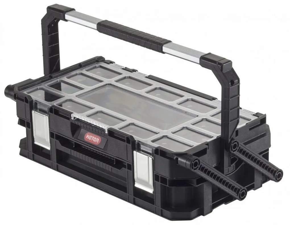 Organizator de scule Keter, 56,5 x 30,7x 16,1 cm, negru