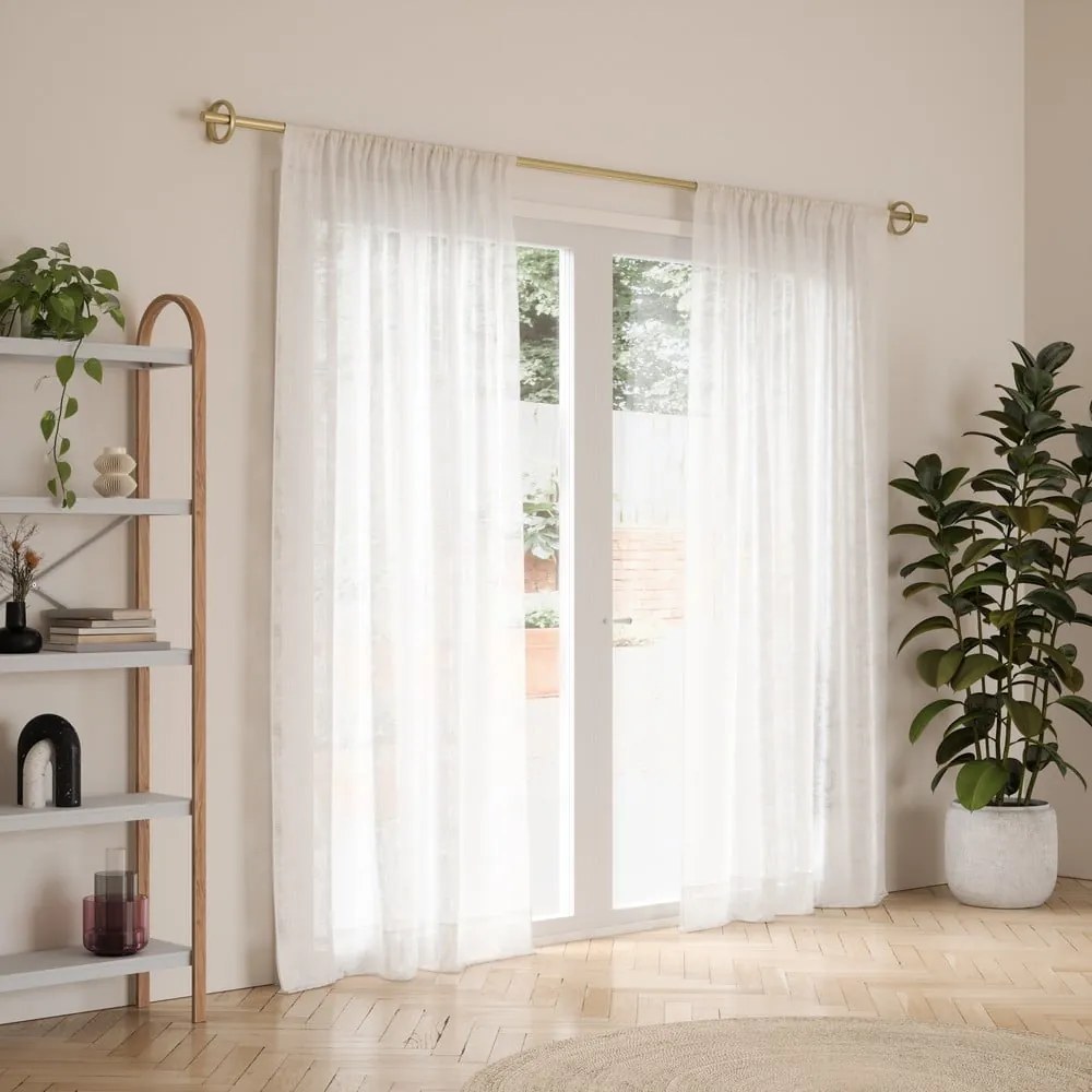 Galerie de perdea extensibilă 107-305 cm din oțel Ringlet – Umbra