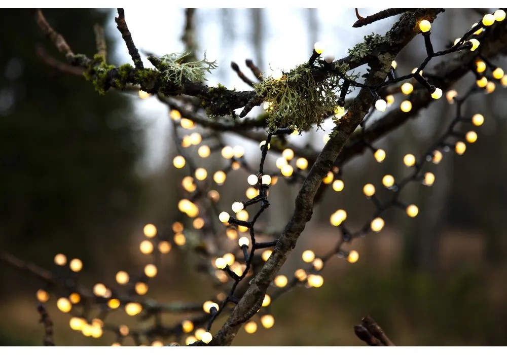 Șirag luminos pentru exterior cu LED Star Trading Berry Mini, lungime 14 m