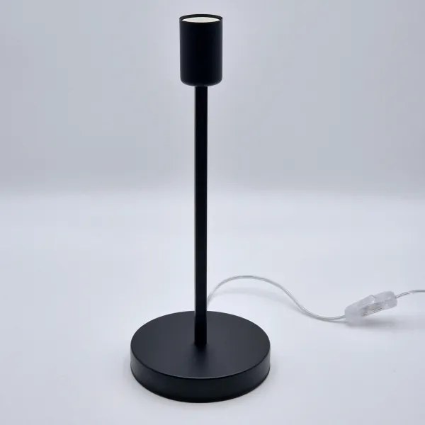 Lampă de masă ASTRID 1xE27/60W/230V negru lucios