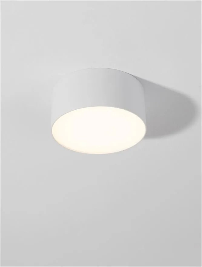 Spot aplicat, Plafoniera LED Luldo alb, 14cm
