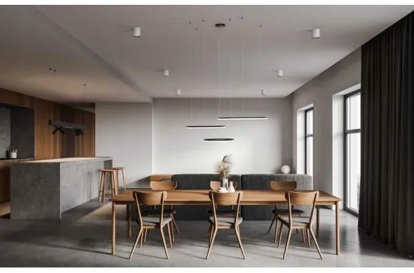 Lustră LED pe cablu HALO LED/130W/230V neagră Azzardo AZ4707